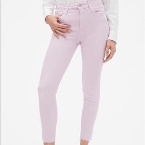 GAP Denim High Rise Lavender Jean Legging